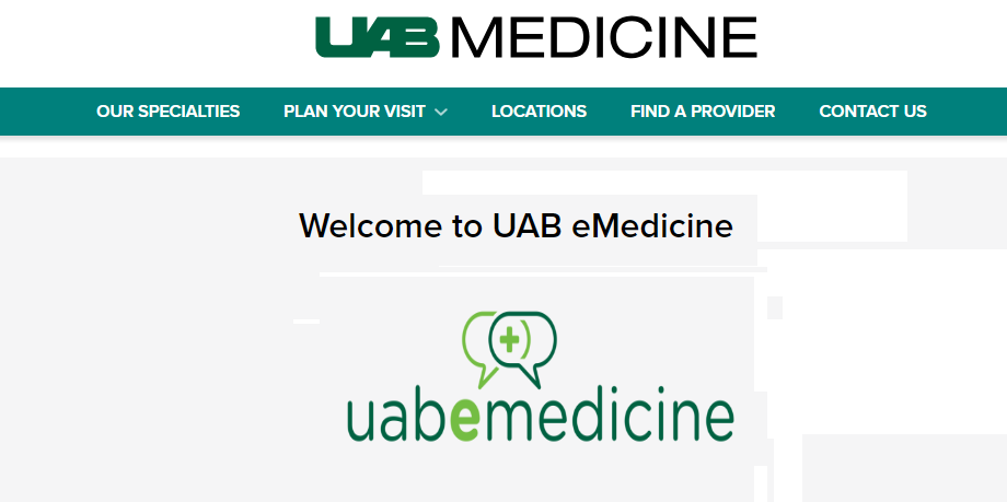 UAB eMedicine - myUABMedicine